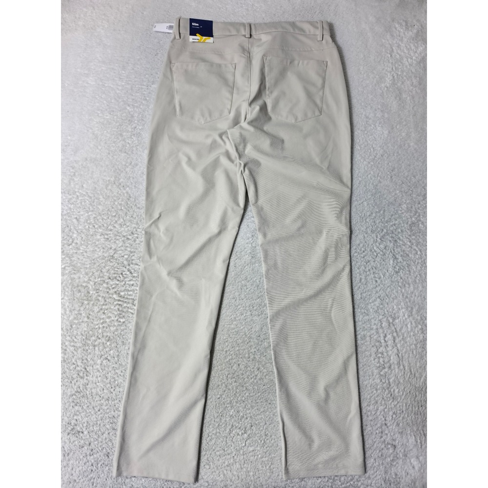 NEW Old Navy Tech Hybrid Pants Mens 30/32 Gray Slim Go-Dry Cool Stretch $55 - Picture 7 of 11
